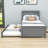Twin Size Platform Bed with Trundle-541587308