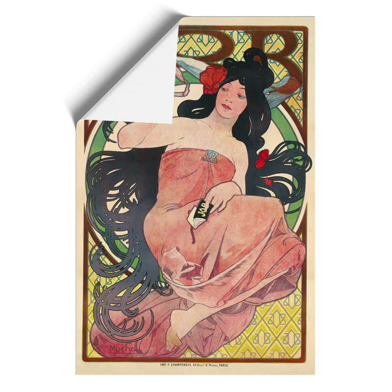 Job by Alphonse Mucha - Frameless Print, 30cm H x 21cm W x 0.1cm D