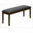 Bench, 44" Rectangular, Upholstered, Wood, Dining Room, Kitchen, Entryway,  Solid Wood,  Fabric, Transitional
