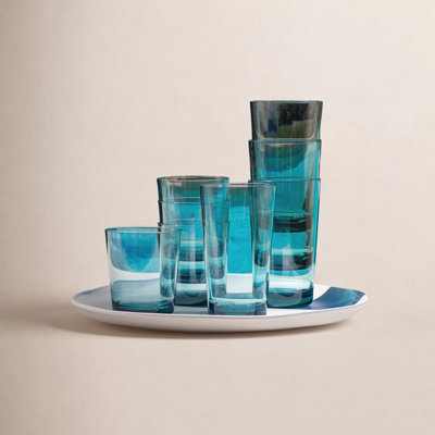 Elton 15oz. Acrylic Drinking Glass Set