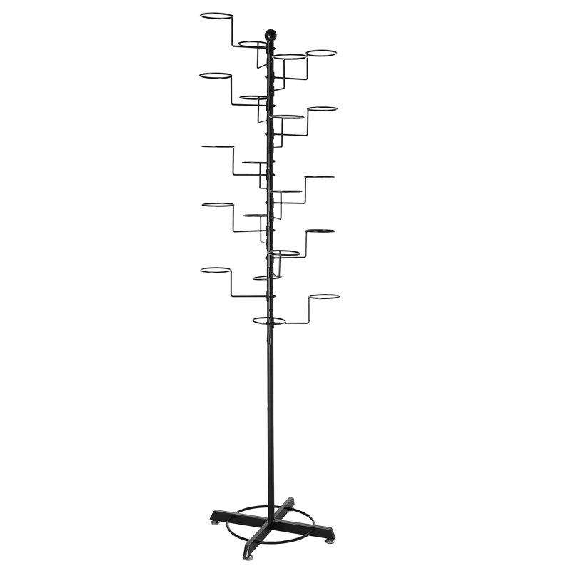 20 Hook Hat Cap Wig Display Rack