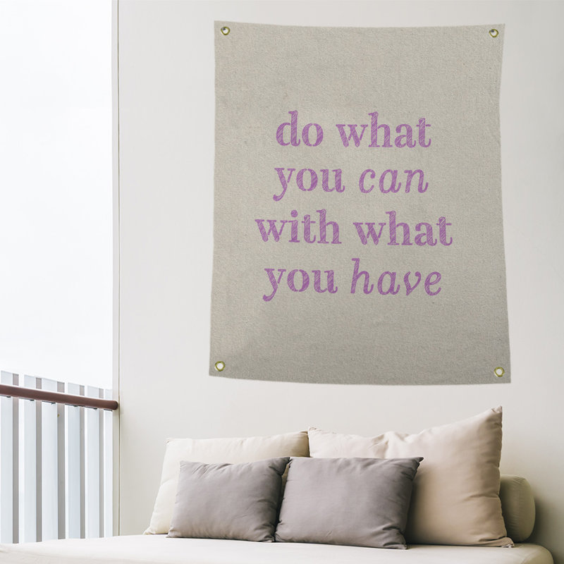 En polyester, ce que vous pouvez citer tapisserie, H 80 po x l 59 po, Blanc / violet