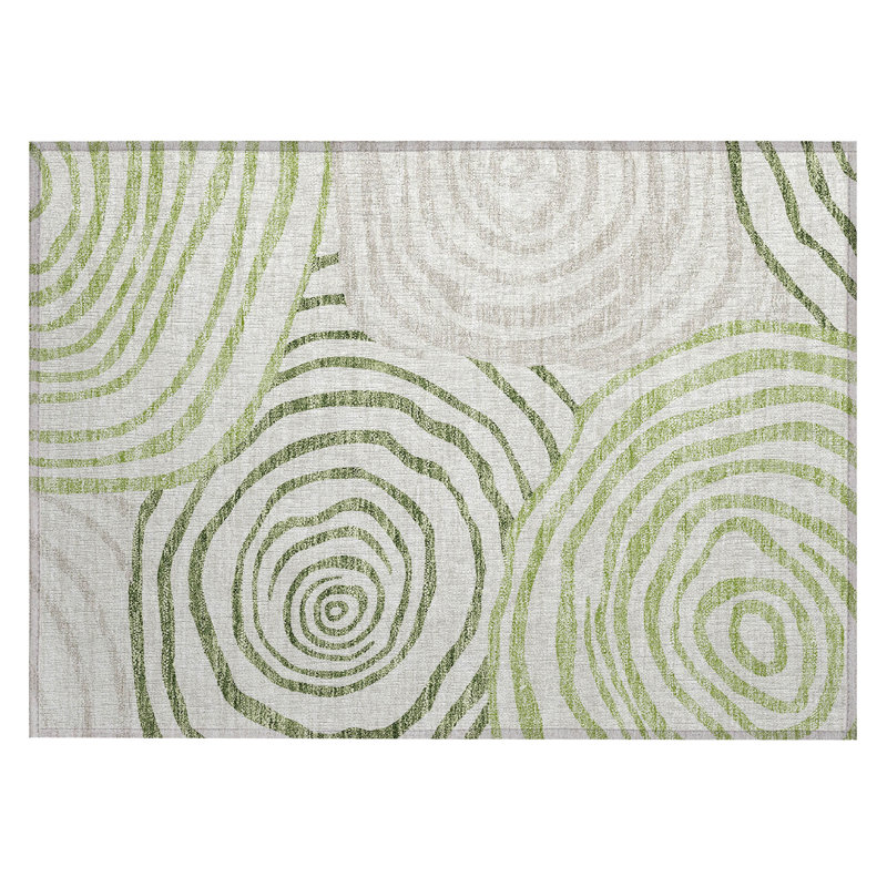 Tapis de porte d'extérieur antidérapant Leis, Rectangle 1 pi 8 po x 2 pi 6 po