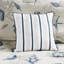 Édredon très grand bleu en coton - Motif assorti avec bourre pour détails décoratifs et détails de broderie