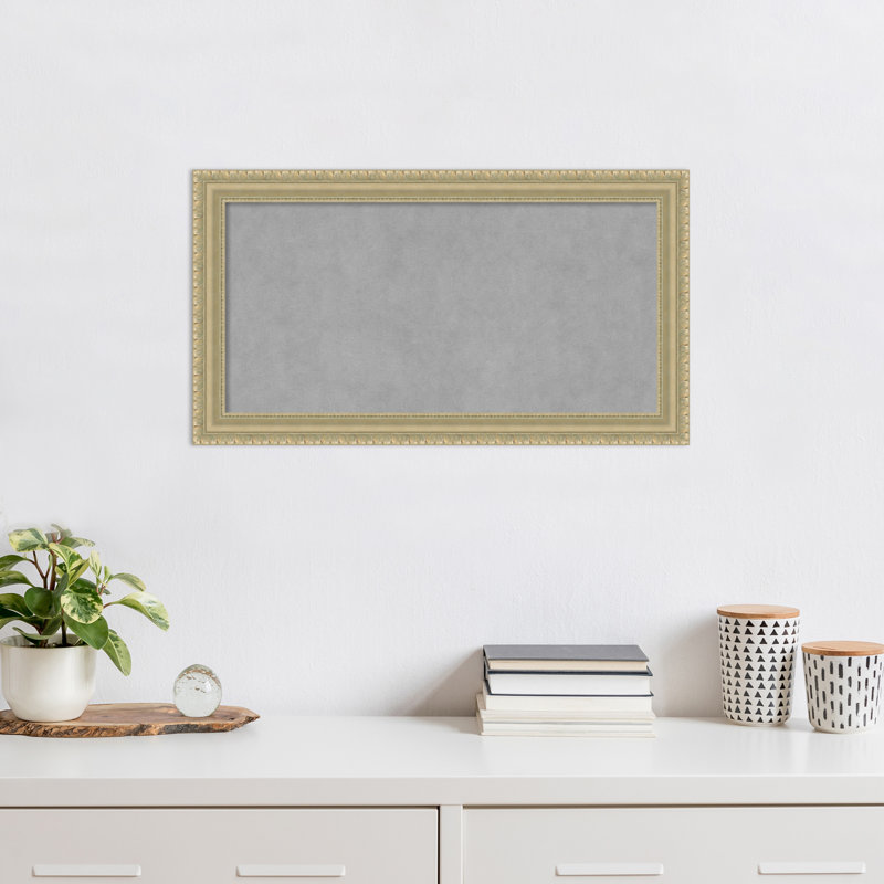 Tableau magnétique encadré en forme de goutte de champagne, 15" H x 27" W