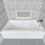 Whitehaus Collection 60" x 30" Alcove Soaking Bathtubs With Drain Hole Options-1899692177