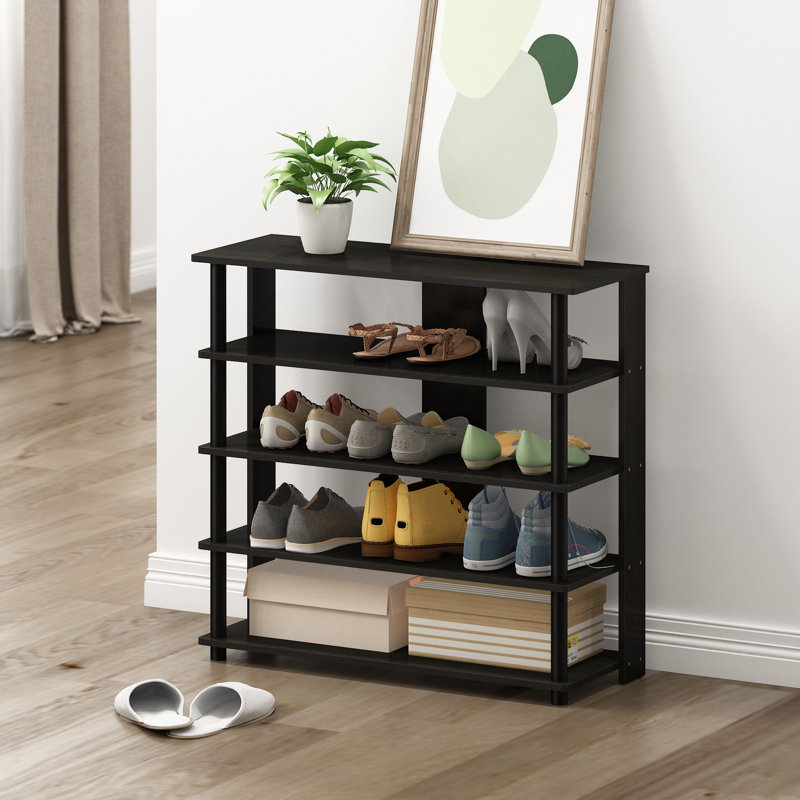 12 Pair Shoe Rack, Brown