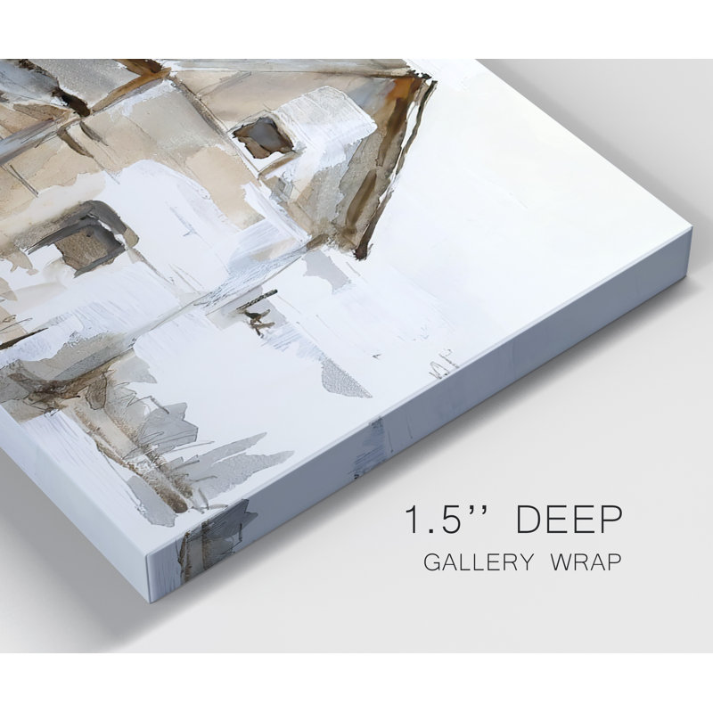 «Gold Horizon I», ensemble de 3 toiles encadrées, H 36 po x l 72 po x P 2 po