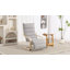 Chaise d'appoint moderne avec repose-pieds et fauteuil rembourré-1241031322