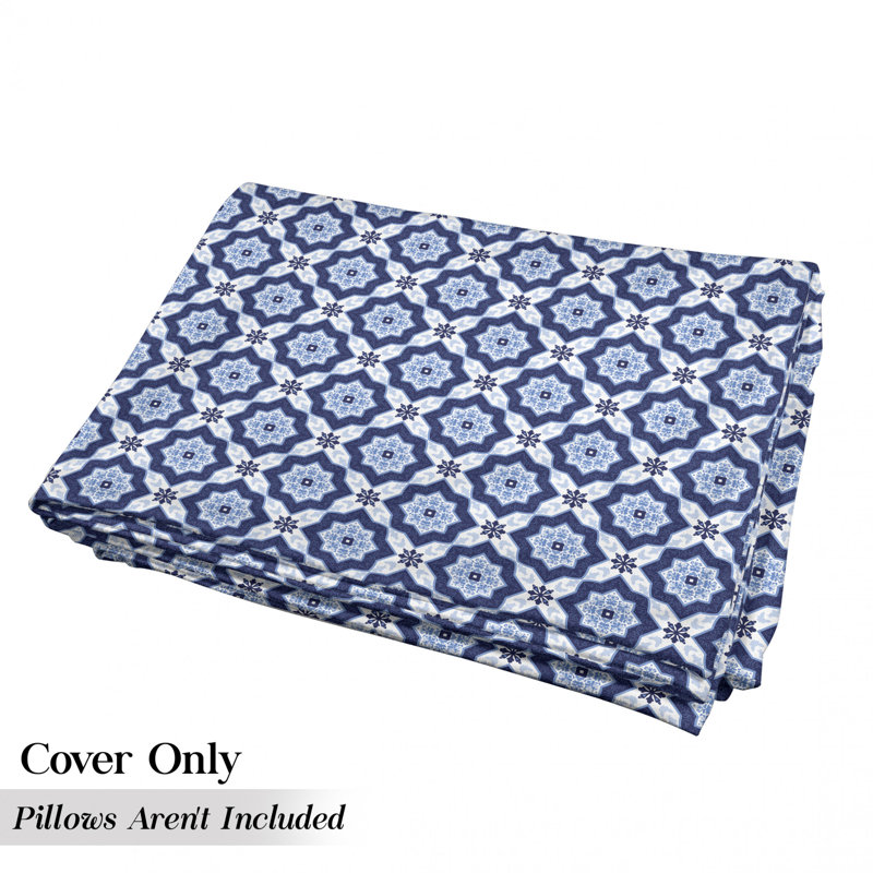 Housse de coussin d'extérieur Oriental, H 2 po x l 36 po x P 88 po