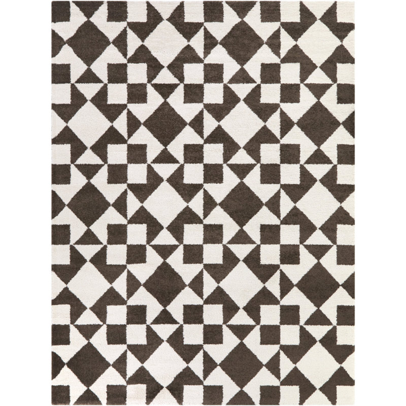 Tapis brun Aurand, Rectangle 5 pi 3 po x 7 pi