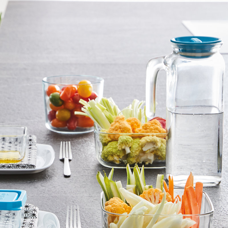 Frigoverre 33.75 oz. Basic Jug with Lid, Blue