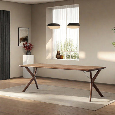 High Quality Durable Rectangular Walnut Table