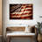 Textured American Flag Canvas Print-377303620