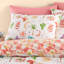 Cotton Blend Floral Duvet Cover Set with Pillowcases-109024579