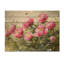 Pivoines par le champ de printemps II - Art mural en bois de pivoines - sur bois de pin naturel-2016961338