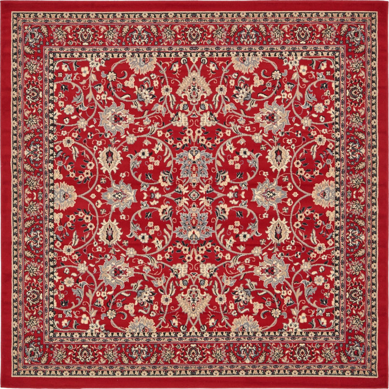 Hanan Floral Indoor Rug, Square 7'10"