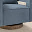 Fauteuil demi-tonneau moderne pivotant avec dossier ouvert-652721212