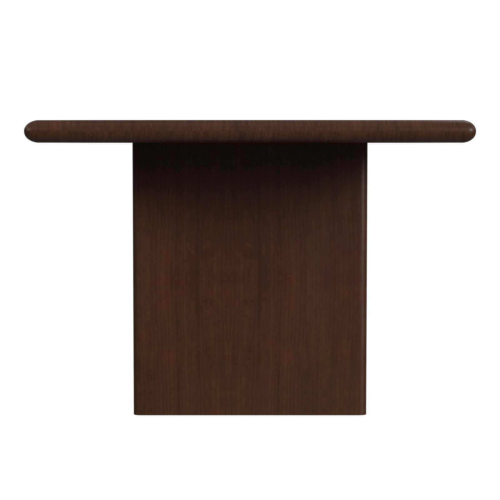 Soleil 74" Dining Table, Dark Brown