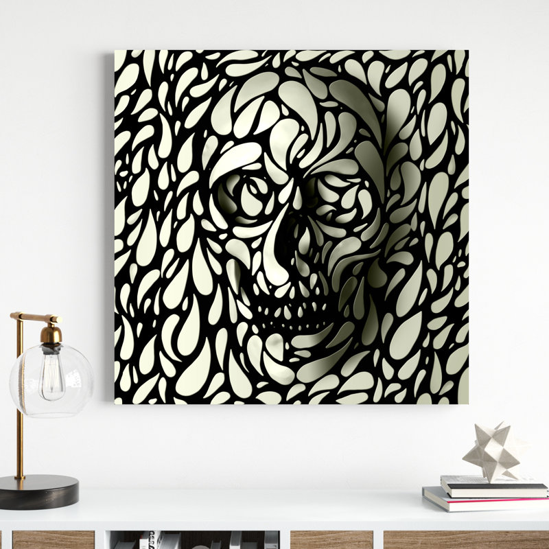 " Skull 4 " by Ali Gulec, 36'' W x 36'' H  