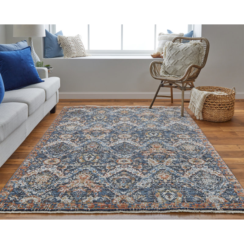 Canalou Ikat Indoor Rug, Rectangle 9'8" x 12'8"