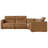 5-Piece Wall-hugger Upholstered Power Reclining Sectionnal-679271160-679271161-702016368