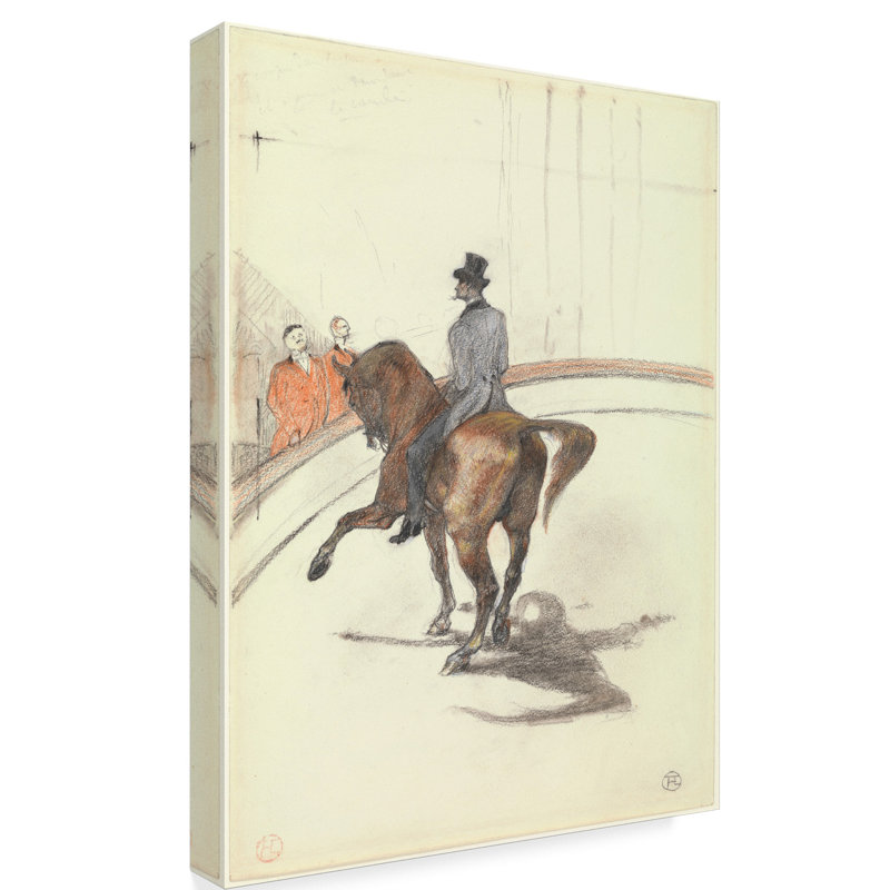Henri de Toulouse-Lautrec Canvas Art in Beige and Brown