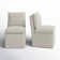 Alayaa Upholstered Side Chair with Casters