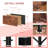 Nightstand, Set Of 2 Bedside Table With 2 Storage Drawers, Wooden Top Fabric Cabinet Kids Mini Dresser For Bedroom, Closet, Entryway, College Dorm-716067624