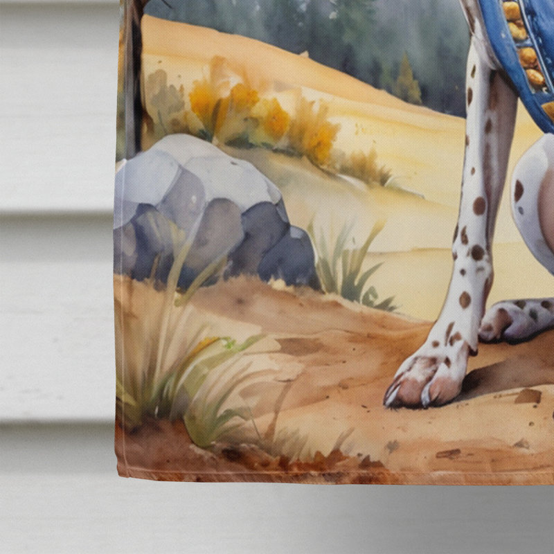 Cowboy Welcome House Flag, German Shorthaired Pointer