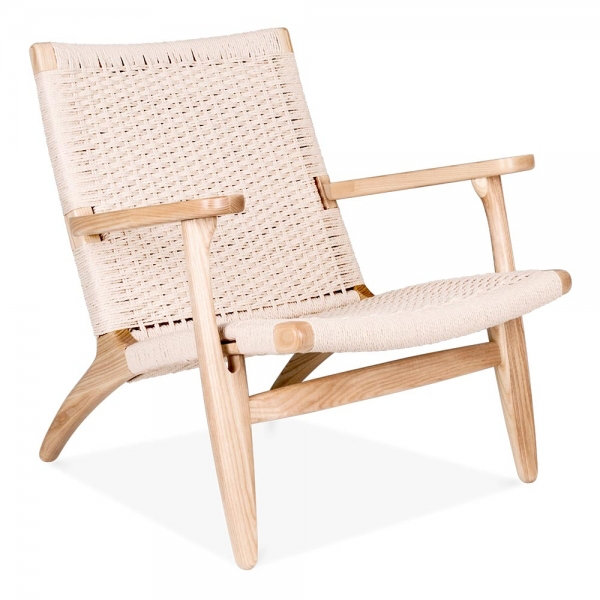 Soren Woven Lounge Chair, Natural, Beige