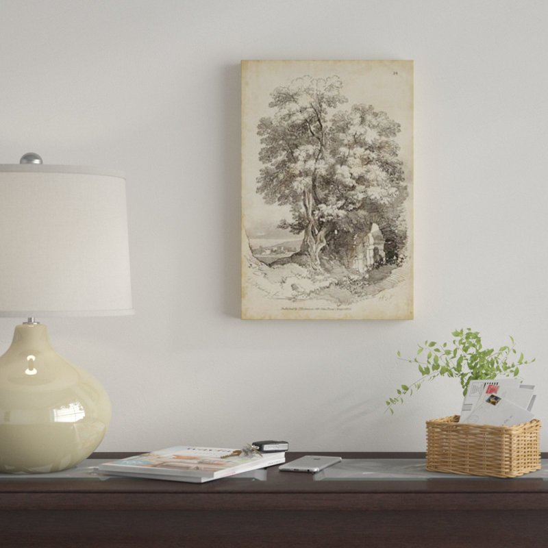 «Noble Tree II», impression sur toile, H 26 po x l 18 po x P 1,5 po, Toile tendue, Pas de tapis