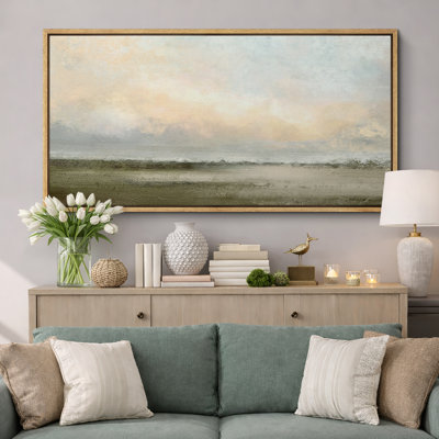 Magnifique reproduction d'art sur toile encadrée