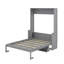 Grand lit escamotable avec bureau, DEL et USB-1251129908