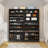 40 Pair Shoe Cabinet with Adjustable Shelves-598012784