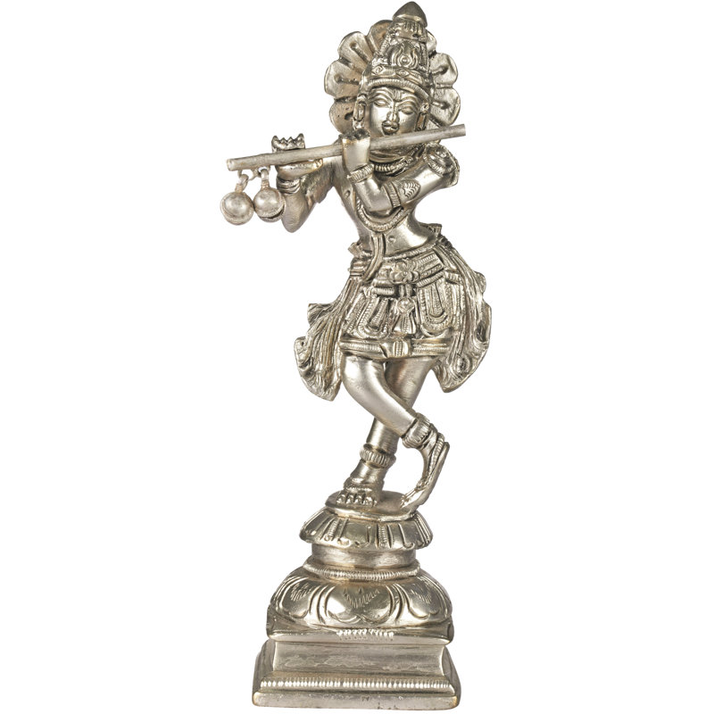 Petite flûte 6 "Shri Krishna en laiton