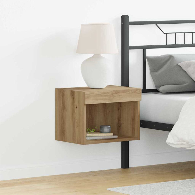 40cm W Manufactured Wood Bedside Table