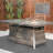 Moda 70 In. X 39 In. X 27 In. Rectangular Wicker Outdoor Gas Fire Pits Dining Setx