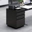 Classeur mobile 3 tiroirs avec serrure, classeur de bureau, armoire de salon-1890950923