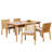 Acacia Wood Outdoor Dining Set-551989091