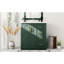 Meuble-lavabo de salle de bain rétro 30 po avec structure en bois massif, tiroirs, glissade lisse, planches, grand espace de rangement pour les essentiels-525190107