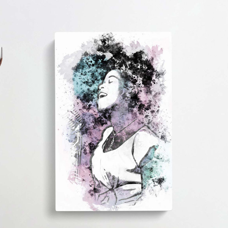 Sarah Vaughan In Abstract - Wrapped Canvas, 60cm H x 40cm W x 3cm D