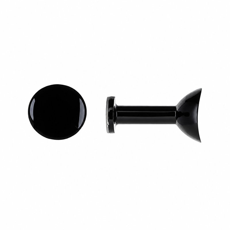 Curtain Holdback, Glossy Black