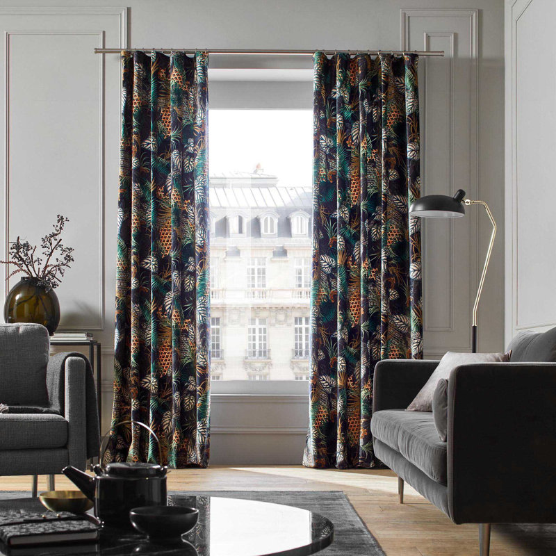 Room Darkening Curtain Single Panel, 350 x 275cm