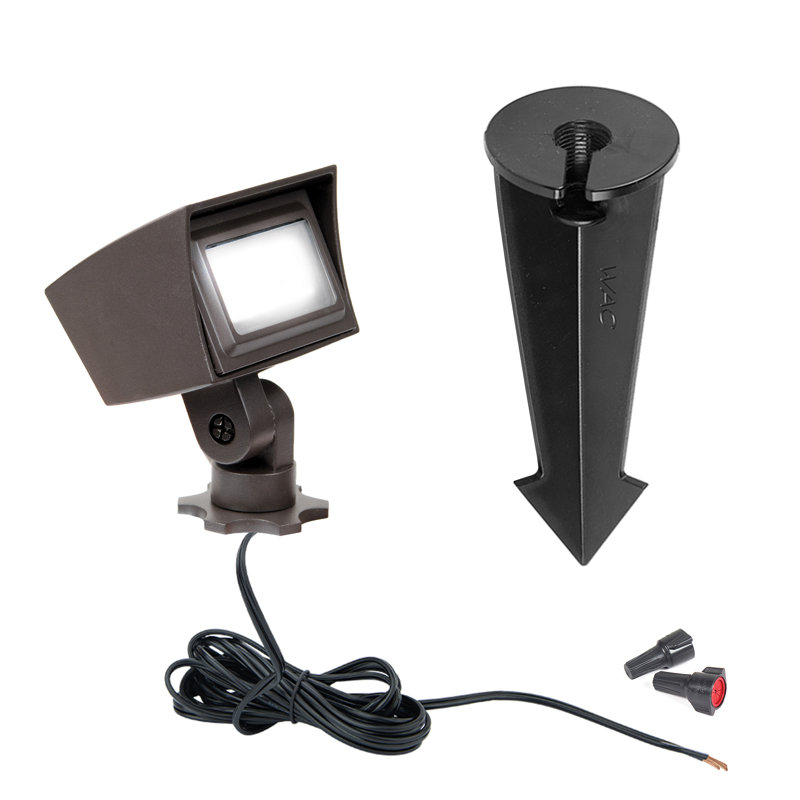 LED Flood Light, Black/Bronze