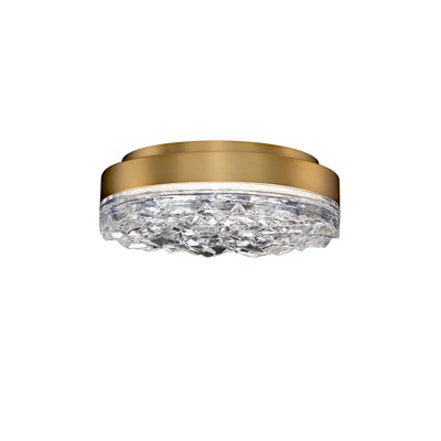 Bramble 1 Light Crystal LED Flush Mount