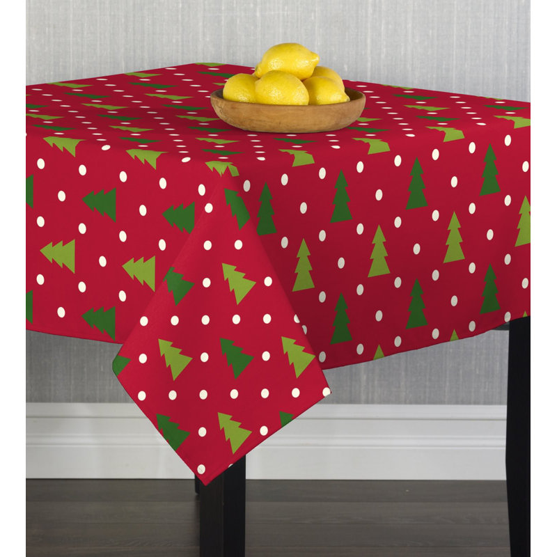 Chriopher Christmas Trees Tablecloth