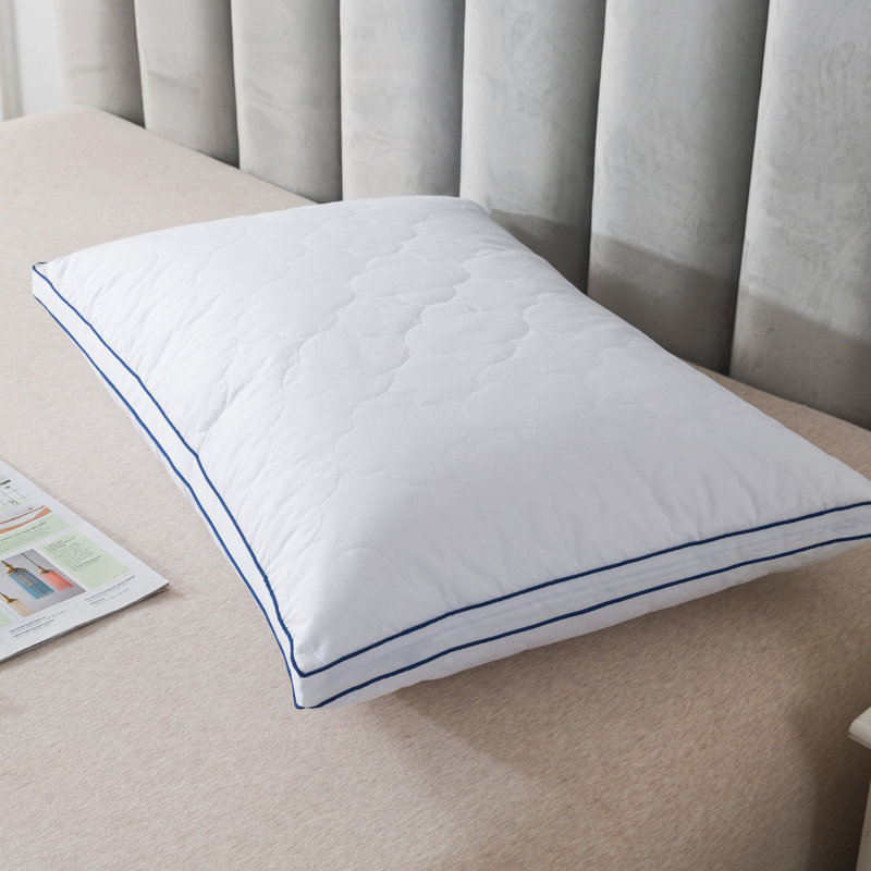 Feather Medium Pillow, King Pillow: 19'' x 35''