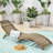 Foldable Grey Wood Chair For Outdoor Use - To Weather Chaise In Backyard Foldable, 72.75W X 24.22H-263117805