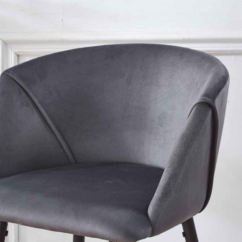 Counter Height Bar Stool, Dark Grey